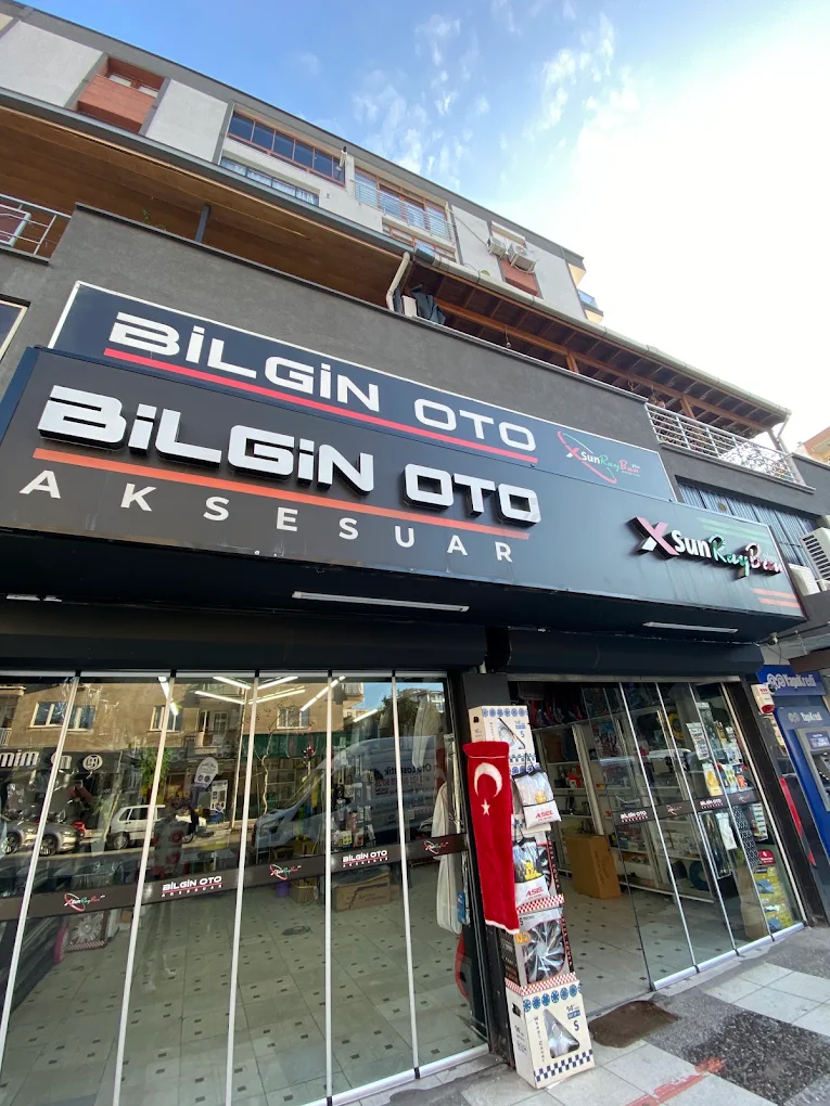 Bilgin Oto Aksesuar Manisa mağazasının dış görünümü